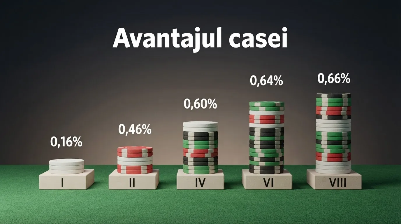 Fișe de cazino colorate stivuite pe un postav verde, sub lumina caldă a unei lămpi suspendate — blackjack cu live dealeri în românia